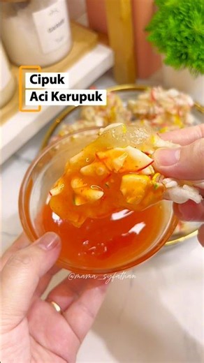 Ide cemilan enak ‼️Resep cipuk aci kerupuk