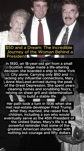 ❤️$50 and a Dream: The Incredible Journey of the Woman Behind a President