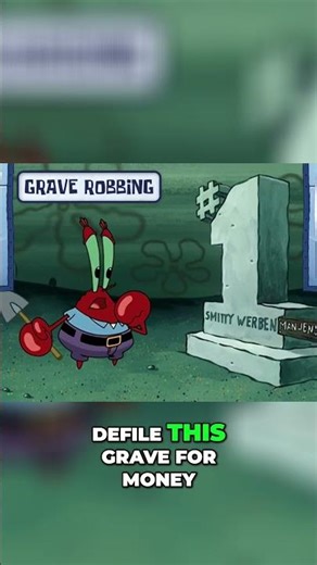 Mr. Krabs' Grave Robbing: A Hilarious Underwater Heist! #shorts