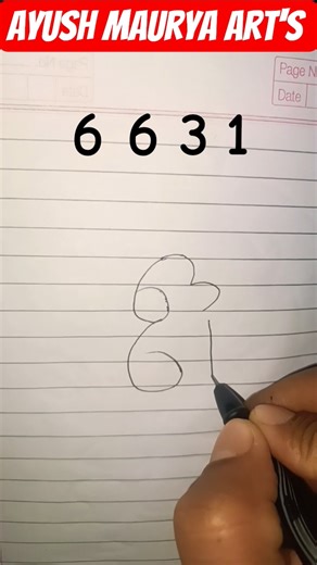 🐶 How To Draw A Puppy With Numbers | Easy Drawing Tricks For Beginners #shorts