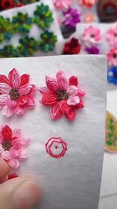 How to sew flowers from embroidery floss | Women's inheritance