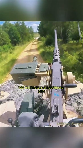 The Power of the M1A2 Abrams 120mm Gun! #military #militaryhistory #shortvideo #shorts #news