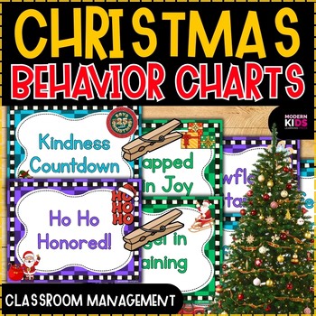 December Behavior Chart - Christmas Holiday Classroom Management Tools