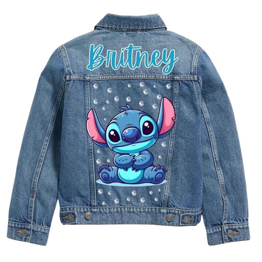 Custom Stitch Denim Jacket, Personalized Kids Jean Jacket - Etsy