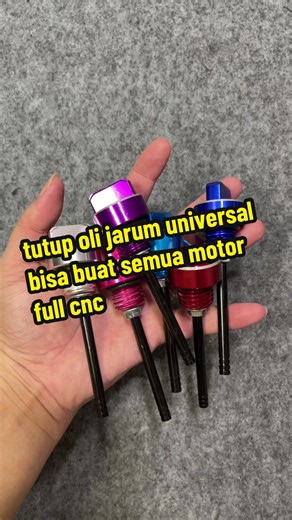 Tutup Oli Jarum Universal Full CNC untuk Semua Motor