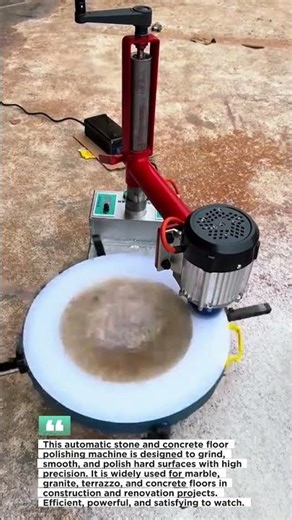Satisfying Automatic Stone Floor Polishing Machine | Concrete & Marble Grinder Technology