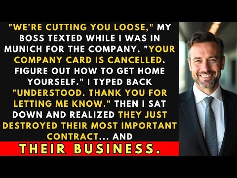 They Fired Me Via Text In Munich; Cancelled My Company Card | Office Revenge