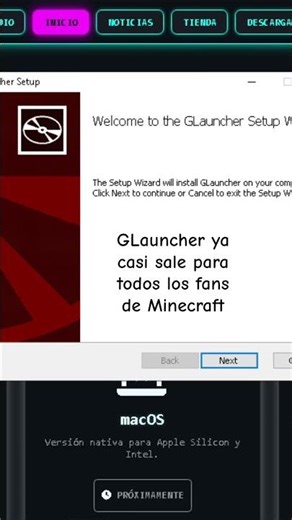 GLauncher lo podés conseguir en https://glauncher.vercel.app #launcher #minecraft #java #vscode