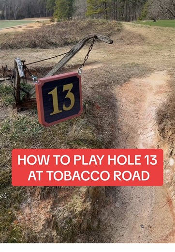 Took a break from job hunting yesterday and decided to play Tobacco Road yesterday. More content to come, but this is one of my favorite holes in all of golf and the epitome of risk/reward. DO NOT take this line off the tee if it's your first time playing! @tobaccoroadgolf