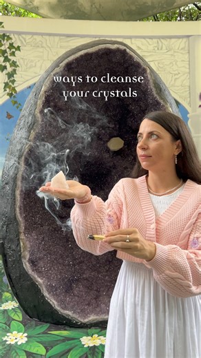 Crystals are believed to retain energies, emphasising the importance of regular cleansing. Explore a few of our favourite methods to rejuvenate their energy: 🔊 Sound: Chant or use instruments like bells, drums, or Tibetan singing bowls. 🌿 Smudging: Let the purifying smoke of incense or white sage wash over your crystals. 🌕 Moonlight: Expose them to the full moon's rays for a natural cleanse. 💧 Crystal Castle Clearing Essence: Spritz our clearing essence for a gentle purification. After their