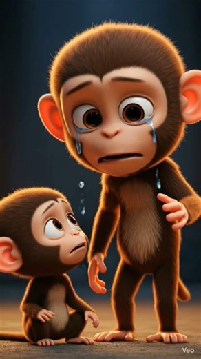 #loffyworld monkey🐒 and his sister #cartoon