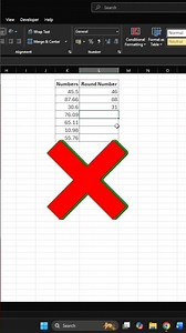 Excel round formula #excel #round