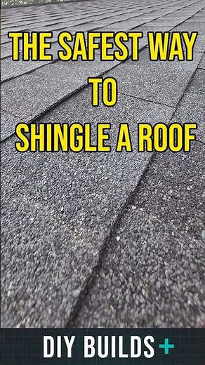 The Safest Way to Shingle a Roof (DIY Advice) #diybuildsplus #diy #workingrigs #roofing