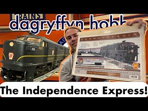 K-Line PRR Independence Express set from the late 1990s. A complete and detailed set!