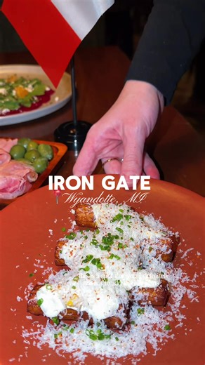 Weekend plans, secured 🍝🍸 The Italian Mafia pop-up at @The Iron Gate is officially here and it’s such a vibe. Amazing cocktails 10 mocktails, delicious food (don’t skip the Alibi arancini 👀), and of course… tiramisu 🤎 Reservations are highly encouraged, so plan ahead and check it out! 📍 3019 Biddle Ave, Wyandotte, MI 48192 🕰️ Mon–Thurs: 4pm–12am Fri & Sat: 4pm–2am Sun: 4pm–12am Like & follow for more ✨