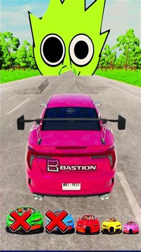 Big and Small Car vs Sprunki-- BeamNG.drive