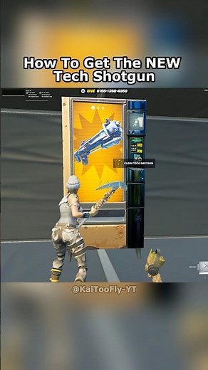 How To Get The NEW Tech Shotgun In 1v1 With Every Gun 🤫 #fortnite #gaming #fortniteclips
