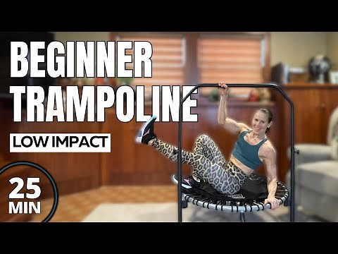 25 MIN Beginner Trampoline Cardio Workout | Low Impact Rebounding