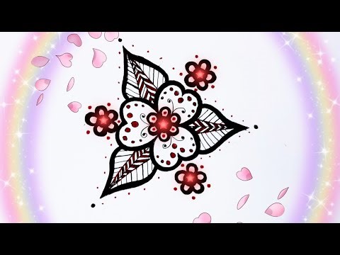 How to Draw a Mandala Flower (Step by Step)