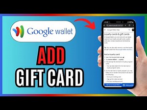 HOW TO ADD GIFT CARD TO GOOGLE WALLET 2025!