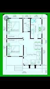 369K views · 1.5K reactions | Create your dream space with this 2-bedroom plan. #DreamLayout #HomeInspo #TwoBedroomDesign  #dreamhouse ℂ핋핋핆 | Dream House | Facebook