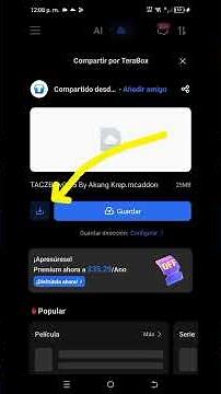 ✅Guia para descargar mods de Terabox 🔵#minecraft #minecraftbedrock #tutorial #gaming