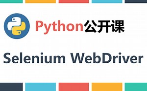 Python自动化测试启蒙课（7）Selenium 常用方法和操作 零基础自动化测试开发系列课程