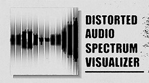 Distorted Audio Spectrum Visualizer (Square) | Renderforest