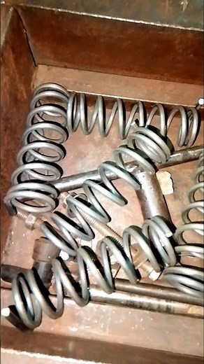 Making a Thin Wire Spring on Machine Precision Spring Crafting#SpringMaking #ThinWireSpring