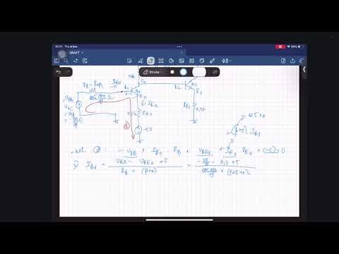 #1 [Cascade BJT] CE CC Circuit (Problem 1-Part 1)
