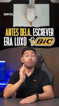 BIC ALFABETIZOU METADE DO PLANETA. VOCÊ USA TODO DIA E NEM SABIA #shorts