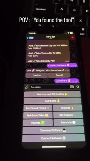 Rugpull hit different 🚀 LINK IN BIO #memecoin #funny #crypto #solana #wifimoney #btc #rugpull