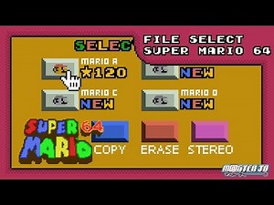 [8BIT] File Select - Super Mario 64