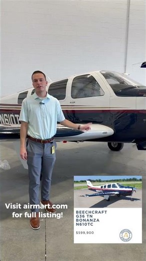Hangar Check: Beechcraft G36 TN Bonanza N610TC ✈️