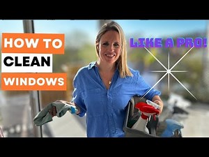 🌟 How to clean windows at home🌟 how pros clean windows