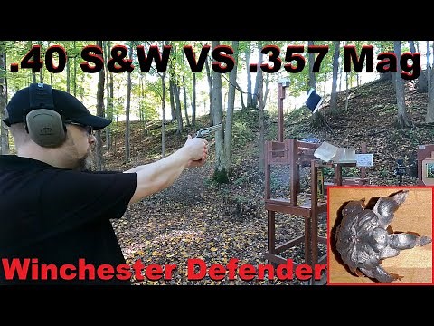 .40 S&W VS .357 Magnum - Winchester Defender
