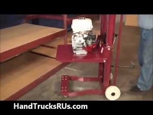 Hand Trucks R Us.com - Industrial 4-Wheel Platform Lift Truck — 750-Lb. Capacity