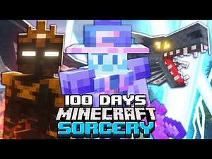 I Survived 100 Days as a LIGHTNING MAGE in Minecraft