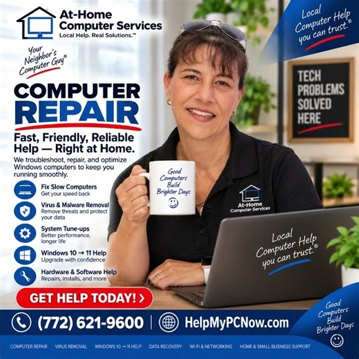 Computer problems? You don’t have to figure them out alone. 💻🔧