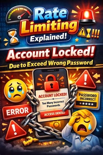 Why Account Block after Multiple Wrong Password Attempt | Rate Limiting | How Hacker bypass it 🧐