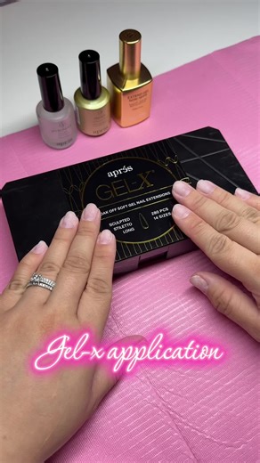 Gel-X Nail Application Tutorial with Aprés Products