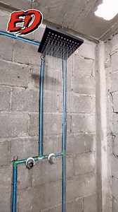 ✅Instalación de tubería para cuadro de regadera #plomeria #plomero #amigoplomero #agua #regadera #edinstalaciones Rotoplas | ED Instalaciones