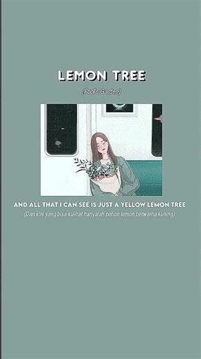 Lemon tree sound 🌷🌷