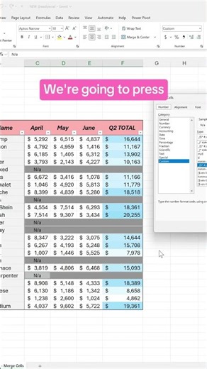 Learn how to merge cells in Excel #excel #spreadsheet #excelhacks