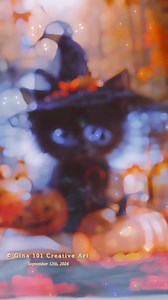 ✨🐈‍⬛🎃📖 Kitty’s Halloween Study 📖🎃🐈‍⬛✨ | ᴏꜰꜰɪᴄɪᴀʟ ɢɪɴᴀ 101 ᴄʀᴇᴀᴛɪᴠᴇ ᴀʀᴛ, ɢɪꜰꜱ & ᴠɪᴅᴇᴏ ᴍᴏᴏᴅꜱ