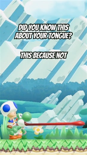 Did You Know This About Your Tongue? #mario #shorts #memes