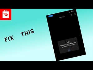 How to Fix “The data couldn’t be read because it is missing” in Dasher App