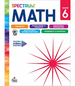Spectrum Math, Grade 6 705505-EB