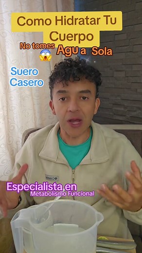 Cómo Hidratar Tu Cuerpo con Suero Casero de Electrolitos