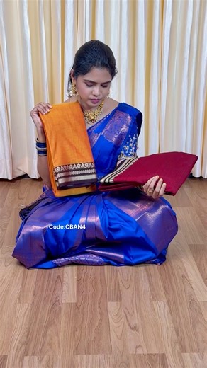 Code:CBAN4. Rs.950 🥰Narayanpet cotton sarees. Visit www.rishiboutique.in or WhatsApp 9840730540